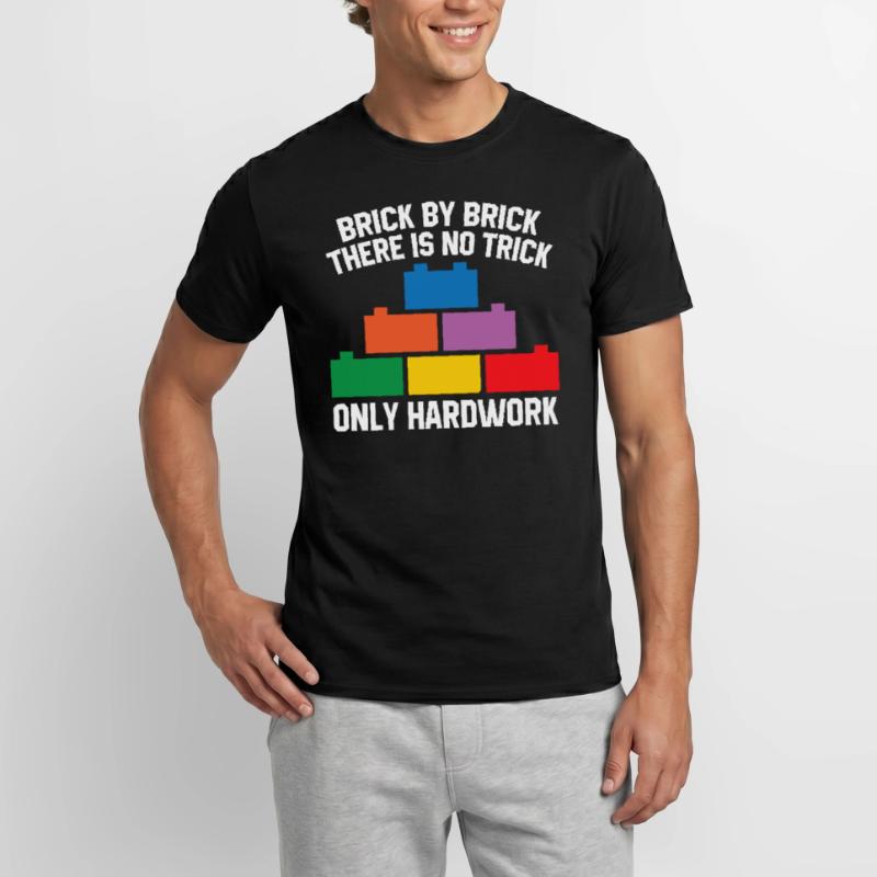 Brick Builder Brick Building Master Builder Men’s T-shirt