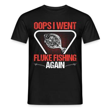 Fischer Fischen Angler Sportangler - Männer T-Shirt - Schwarz - Vorne - AI Model Male 178 light (178cm)