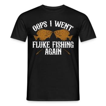 Fischer Fischen Angler Sportangler - Männer T-Shirt - Schwarz - Vorne - AI Model Male 178 light (178cm)