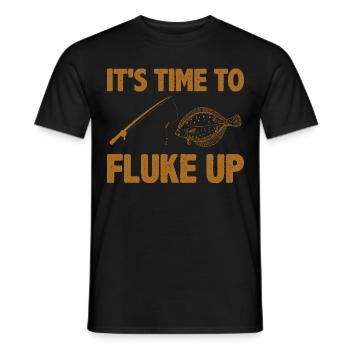 Fischer Fischen Angler Sportangler - Männer T-Shirt - Schwarz - Vorne - AI Model Male 178 light (178cm)