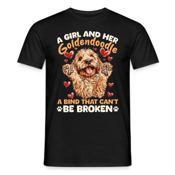 Goldendoodle Dog Owner - Männer T-Shirt - Schwarz - Vorne - AI Model Male 178 light (178cm)