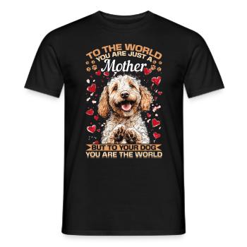 Goldendoodle Dog Owner - Männer T-Shirt - Schwarz - Vorne - AI Model Male 178 light (178cm)