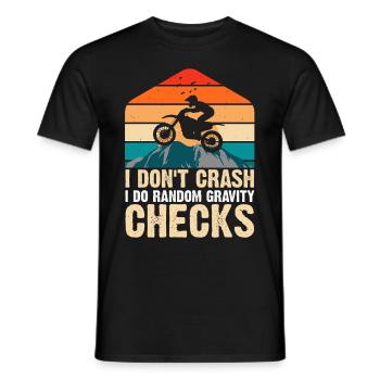 Motorcycle Motorcyclist Men Motorcycle - Men's T-Shirt - black - Front - AI Model Male 178 light (178cm)