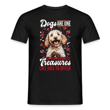 Goldendoodle Dog Owner - Männer T-Shirt - Schwarz - Vorne - AI Model Male 178 light (178cm)