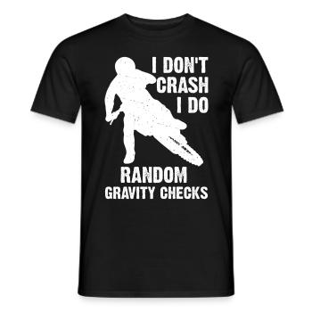 Motorcycle Motorcyclist Men Motorcycle - Men's T-Shirt - black - Front - AI Model Male 178 light (178cm)