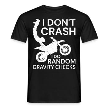 Motorcycle Motorcyclist Men Motorcycle - Men's T-Shirt - black - Front - AI Model Male 178 light (178cm)