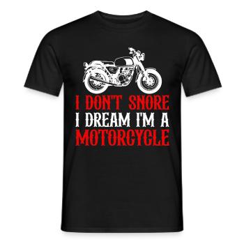 Motorcycle Motorcyclist Men Motorcycle - Men's T-Shirt - black - Front - AI Model Male 178 light (178cm)