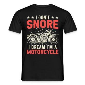 Motorcycle Motorcyclist Men Motorcycle - Men's T-Shirt - black - Front - AI Model Male 178 light (178cm)