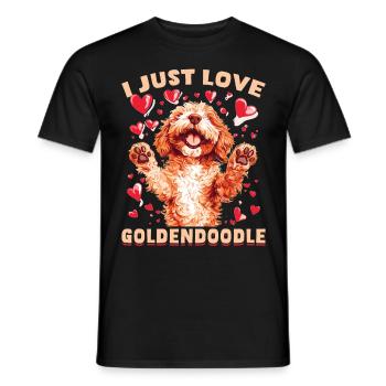 Goldendoodle Dog Owner - Männer T-Shirt - Schwarz - Vorne - AI Model Male 178 light (178cm)