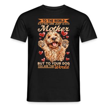 Goldendoodle Dog Owner - Männer T-Shirt - Schwarz - Vorne - AI Model Male 178 light (178cm)