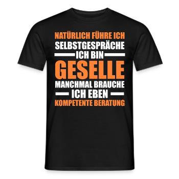 Compagnon Artisanat Certificat de compagnon Cadeau - T-shirt homme - noir - Devant - AI Model Male 178 light (178cm)