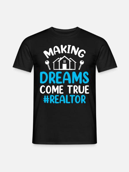 Agents immobiliers Agents immobiliers - T-shirt homme - noir