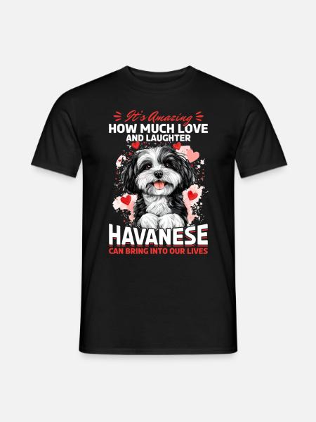 Cute Havanese Dog Owner - Men's T-Shirt - black