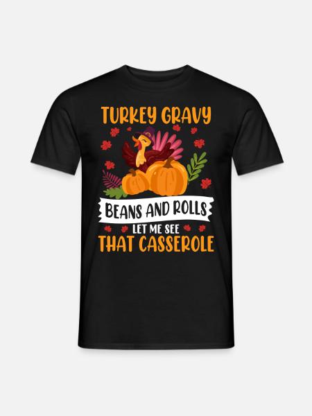 Trruthahn Thanksgiving Funny Design - Men's T-Shirt - black