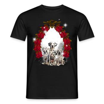 Hund Hunde Kinder Kind - Männer T-Shirt - Schwarz - Vorne - AI Model Male 178 light (178cm)