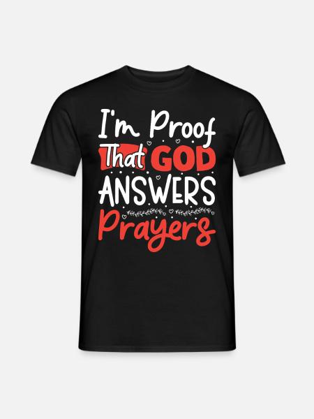 Gott Jesus Pfarrer Chrstian - Männer T-Shirt - Schwarz