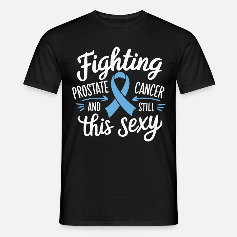 Kampf Gegen Prostatakrebs - Männer T-Shirt - Schwarz