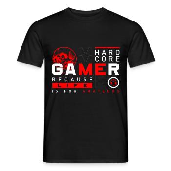 PC Esports Graphics - Men's T-Shirt - black - Front - AI Model Male 178 light (178cm)