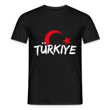Turquie Turquie Turkish Football Turkish Turquie - T-shirt homme - noir - Devant - AI Model Male 178 light (178cm)