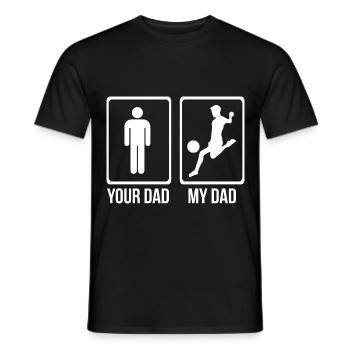Fußball Fussball Fußballer Fußballspieler Trainer - Männer T-Shirt - Schwarz - Vorne - AI Model Male 178 light (178cm)