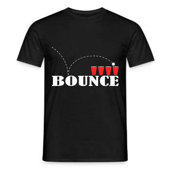 Beerpong Bounce - T-shirt homme - noir - Devant - AI Model Male 178 light (178cm)