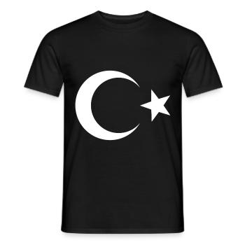 Turkey Turkey - Men's T-Shirt - black - Front - AI Model Male 178 light (178cm)