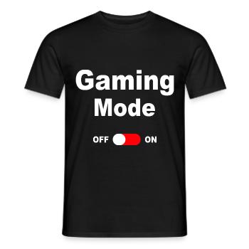 Gaming Fashion Off Gamer Joke Game Kids Gift - Men's T-Shirt - black - Front - AI Model Male 178 light (178cm)