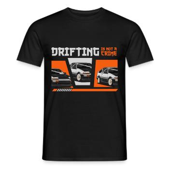 Motorsport Sportwagen Asphalt Mechaniker - Männer T-Shirt - Schwarz - Vorne - AI Model Male 178 light (178cm)