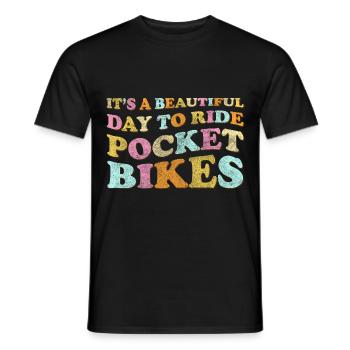 Moto Dirt Enduro - T-shirt homme - noir - Devant - AI Model Male 178 light (178cm)