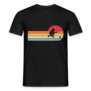 Boule Boccia Boule player - Men's T-Shirt - black - Front - AI Model Male 178 light (178cm)