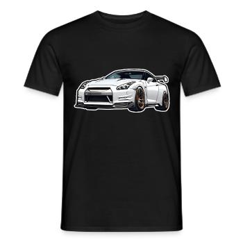 Jdm / Tuning / Turbocharger / Rims / Chiptuning - Men's T-Shirt - black - Front - AI Model Male 178 light (178cm)