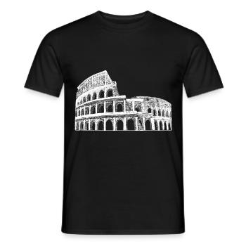 Kolosseum Rom Kolosseum Italien Souvenir Denkmal - Männer T-Shirt - Schwarz - Vorne - AI Model Male 178 light (178cm)