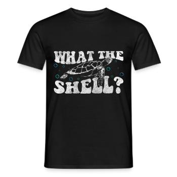 Schildkröten Meer Langsam - Männer T-Shirt - Schwarz - Vorne - AI Model Male 178 light (178cm)