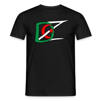 Dz Algerien - Männer T-Shirt - Schwarz - Vorne - AI Model Male 178 light (178cm)