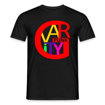 GRAVITY in Schneckenform - Männer T-Shirt - Schwarz - Vorne - AI Model Male 178 light (178cm)