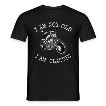 I'm not old but a classic - Men's T-Shirt - black - Front - AI Model Male 178 light (178cm)