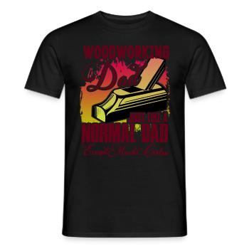 Forestier Industrie du bois Bûcheron - T-shirt homme - noir - Devant - AI Model Male 178 light (178cm)