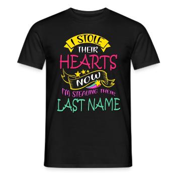 Adoption Day, Adoption Mom Dad Parents - Men's T-Shirt - black - Front - AI Model Male 178 light (178cm)