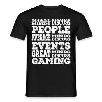 Gaming passion - Men's T-Shirt - black - Front - AI Model Male 178 light (178cm)