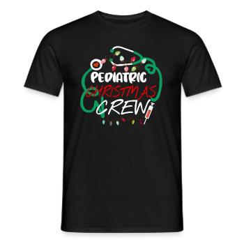 Kinderkrankenschwester Weihnachtscrew Kinderarzt - Männer T-Shirt - Schwarz - Vorne - AI Model Male 178 light (178cm)