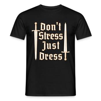 Mittelalter Fest Renaissance Ritter Burg Schloss - Männer T-Shirt - Schwarz - Vorne - AI Model Male 178 light (178cm)