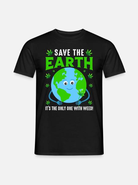 Earth day - Men's T-Shirt - black