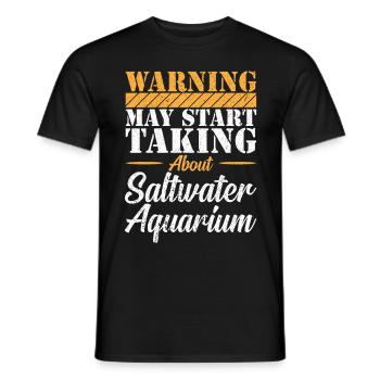 Aquarium- Aquaristik - Männer T-Shirt - Schwarz - Vorne - AI Model Male 178 light (178cm)