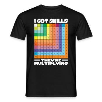 Math Teacher Gift - Math Tshirt - Men's T-Shirt - black - Front - AI Model Male 178 light (178cm)