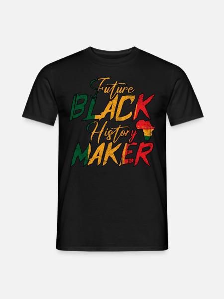 Toekomstige Black History Maker Black History Month - Mænd T-shirt - sort