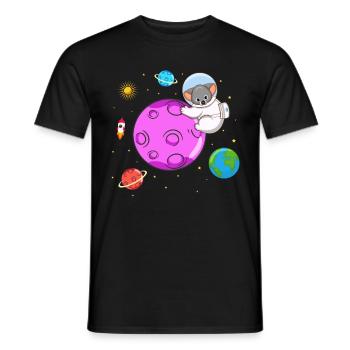 Koala lover Koala Whisperer Herbivore - T-shirt homme - noir - Devant - AI Model Male 178 light (178cm)