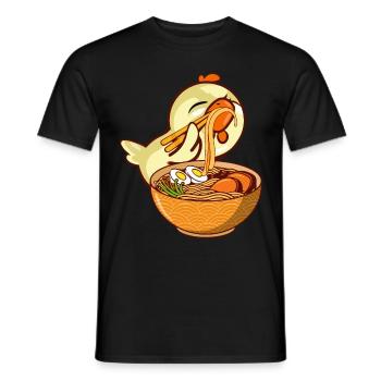 Ramen-Esser Ornithologie Vogelflüsterer - Männer T-Shirt - Schwarz - Vorne - AI Model Male 178 light (178cm)