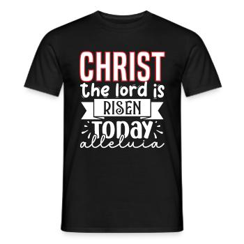 Easter - Celebrate the Resurrection of Jesus - Men's T-Shirt - black - Front - AI Model Male 178 light (178cm)