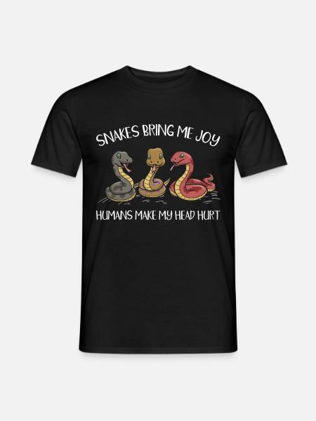 Snake Owner - Men's T-Shirt - black