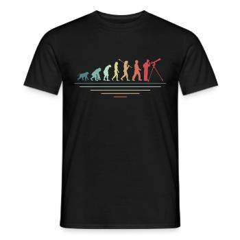 Astronomie Evolution Astronomes - T-shirt homme - noir - Devant - AI Model Male 178 light (178cm)